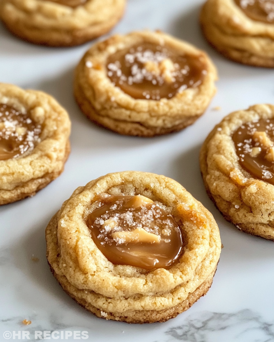 Ingredients prepped for salted caramel cheesecake cookies
