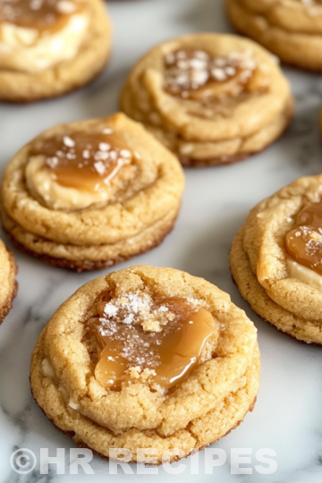 Salted Caramel Cheesecake Cookies Recipe taken with iphone 15 pro max --iw 2 --ar 4:5 --v 6.1 --raw