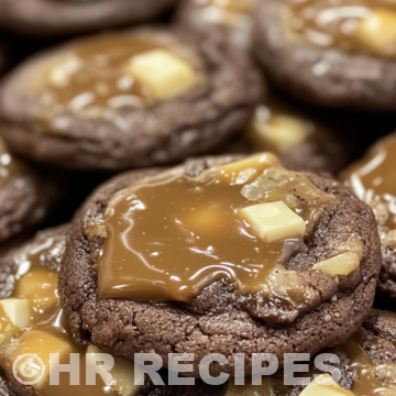 Salted Caramel Dark Chocolate Cookies taken with iphone 15 pro max --iw 2 --ar 4:5 --v 6.1 --raw