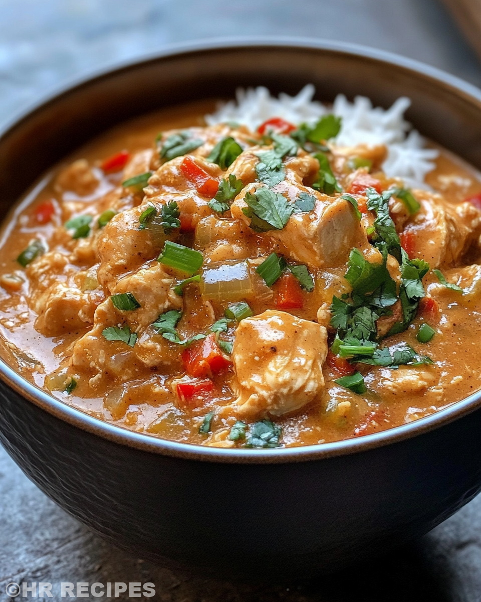 Ingredients for slow cooked Thai peanut chicken in slow cooker