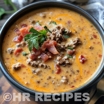 Slow Cooker Bacon Cheeseburger Soup taken with iphone 15 pro max --iw 2 --ar 4:5 --v 6.1 --raw