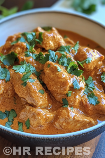 Slow Cooker Butter Chicken taken with iphone 15 pro max --iw 2 --ar 4:5 --v 6.1 --raw