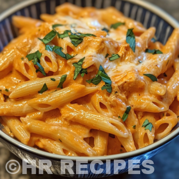 Slow Cooker Cheesy Chicken Penne taken with iphone 15 pro max --iw 2 --ar 4:5 --v 6.1 --raw