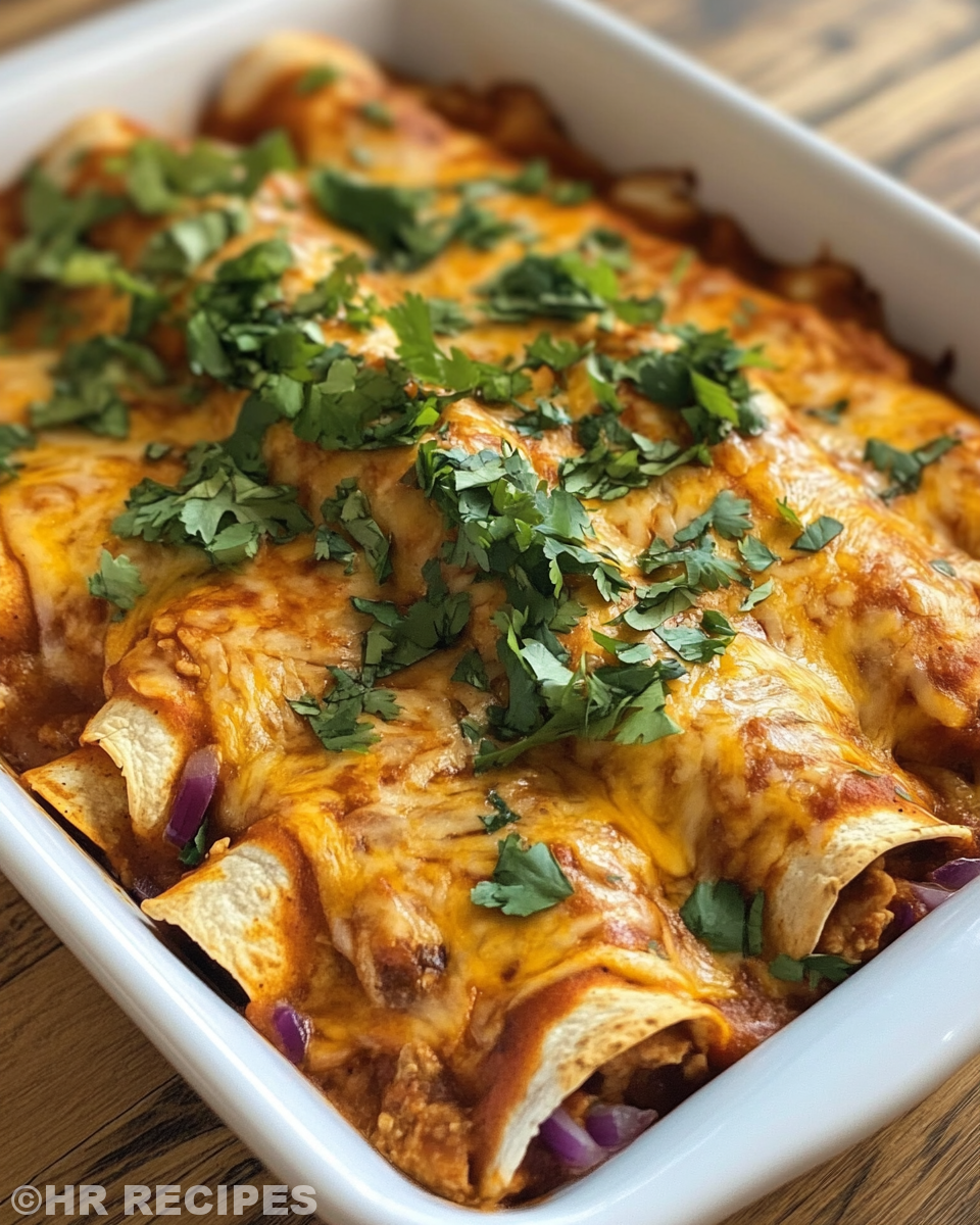 Steaming slow cooker filled with seasoned chicken and veggies