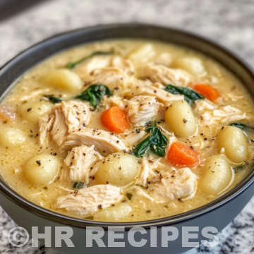 Slow Cooker Chicken Gnocchi Soup taken with iphone 15 pro max --iw 2 --ar 4:5 --v 6.1 --raw