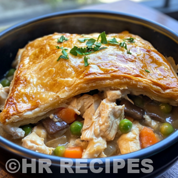 Slow Cooker Chicken Pot Pie taken with iphone 15 pro max --iw 2 --ar 4:5 --v 6.1 --raw