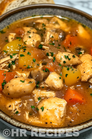 Slow Cooker Chicken Stew taken with iphone 15 pro max --iw 2 --ar 4:5 --v 6.1 --raw