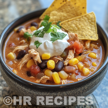 Slow Cooker Chicken Taco Soup taken with iphone 15 pro max --iw 2 --ar 4:5 --v 6.1 --raw