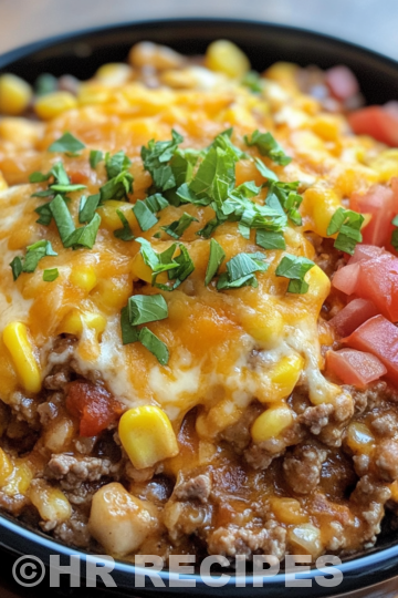 Slow Cooker Cowboy Casserole taken with iphone 15 pro max --iw 2 --ar 4:5 --v 6.1 --raw