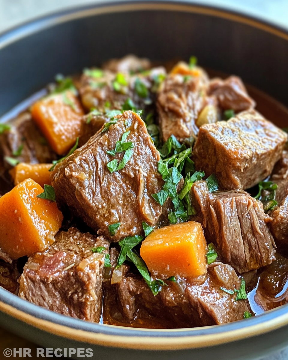 Fresh ingredients for pork belly recipe on counter
