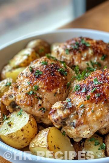 Slow Cooker Garlic Parmesan Chicken And Potatoes taken with iphone 15 pro max --iw 2 --ar 4:5 --v 6.1 --raw
