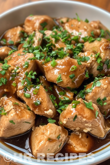 Slow Cooker Honey Garlic Chicken taken with iphone 15 pro max --iw 2 --ar 4:5 --v 6.1 --raw