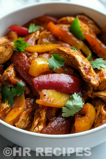 Slow Cooker Instant Pot Chicken Fajitas Low Carb taken with iphone 15 pro max --iw 2 --ar 4:5 --v 6.1 --raw