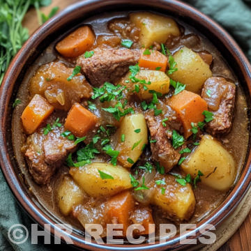 Slow Cooker Irish Dublin Coddle taken with iphone 15 pro max --iw 2 --ar 4:5 --v 6.1 --raw