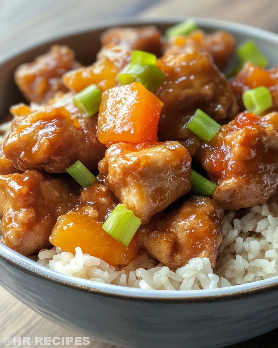 Pressure cooker releasing steam with chicken cooking inside