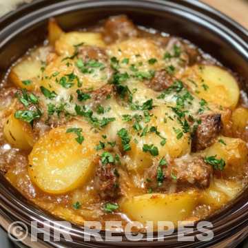 Slow Cooker Sausage And Potato Casserole taken with iphone 15 pro max --iw 2 --ar 4:5 --v 6.1 --raw