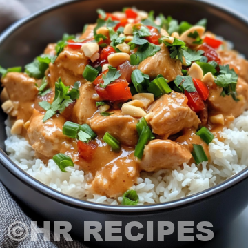 Slow Cooker Thai Peanut Chicken taken with iphone 15 pro max --iw 2 --ar 4:5 --v 6.1 --raw