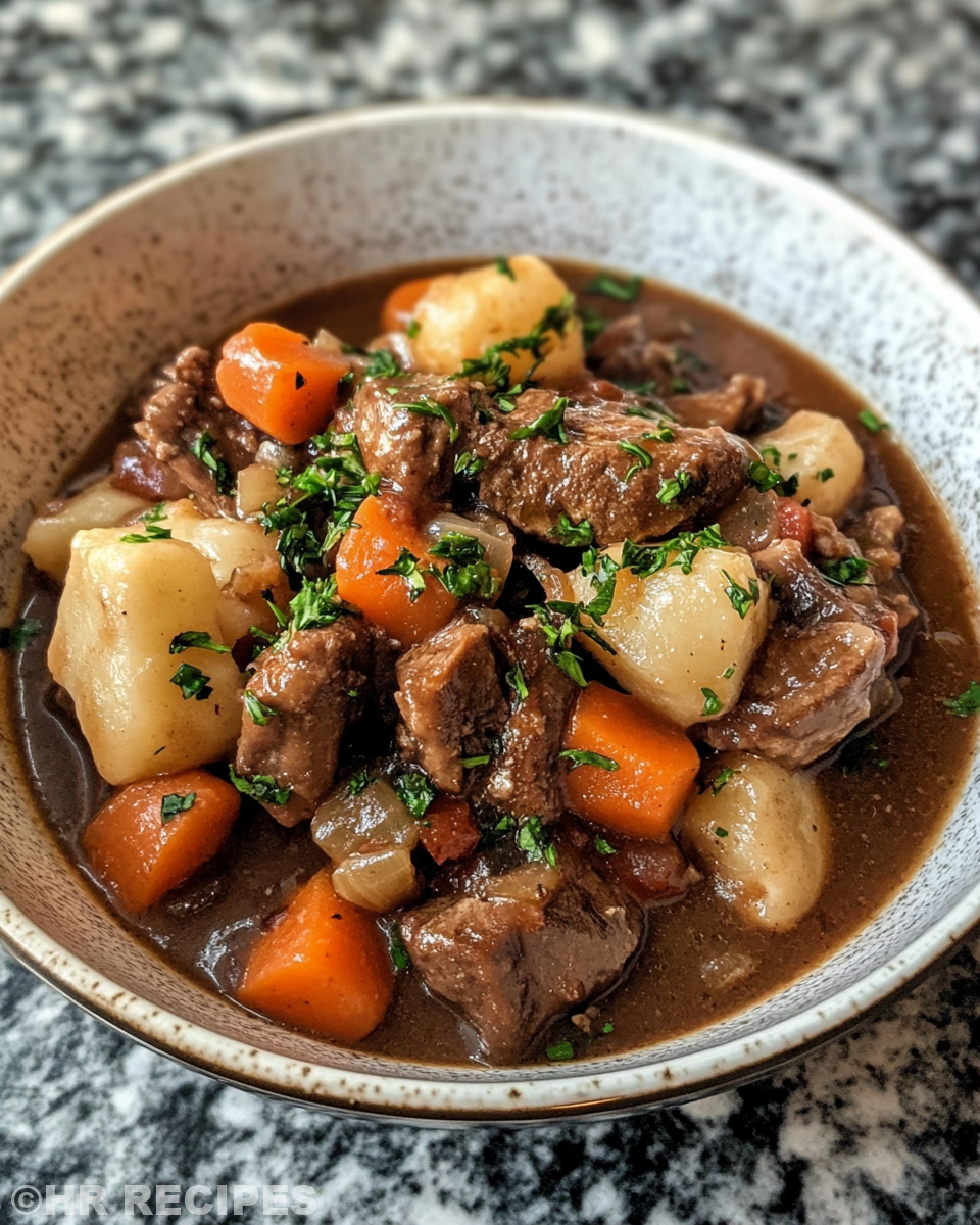 Slow cooker making creamy chicken and mushroom dish with steam and warm cozy kitchen atmosphere