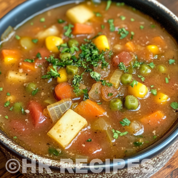 Slow Cooker Vegetable Soup Recipe taken with iphone 15 pro max --iw 2 --ar 4:5 --v 6.1 --raw