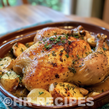 Slow Cooker Whole Chicken With Garlic Herbs taken with iphone 15 pro max --iw 2 --ar 4:5 --v 6.1 --raw