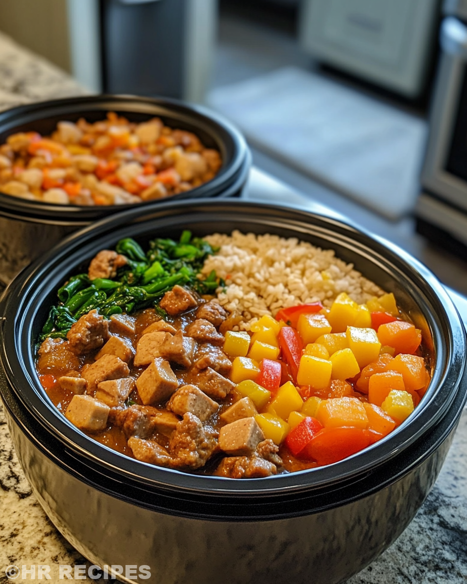 Serving of hot crock pot chili with toppings
