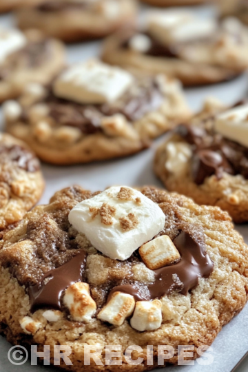 Smores Cookies taken with iphone 15 pro max --iw 2 --ar 4:5 --v 6.1 --raw