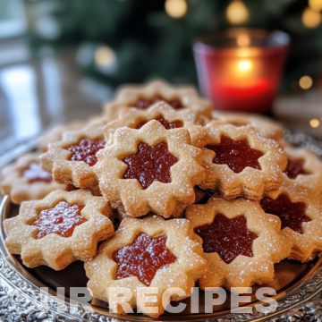 Soft And Sweet Linzer Cookies taken with iphone 15 pro max --iw 2 --ar 4:5 --v 6.1 --raw