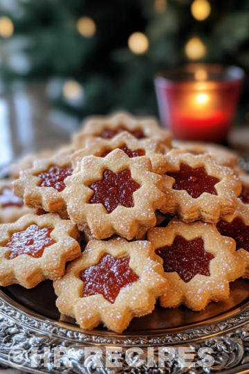 Soft And Sweet Linzer Cookies taken with iphone 15 pro max --iw 2 --ar 4:5 --v 6.1 --raw