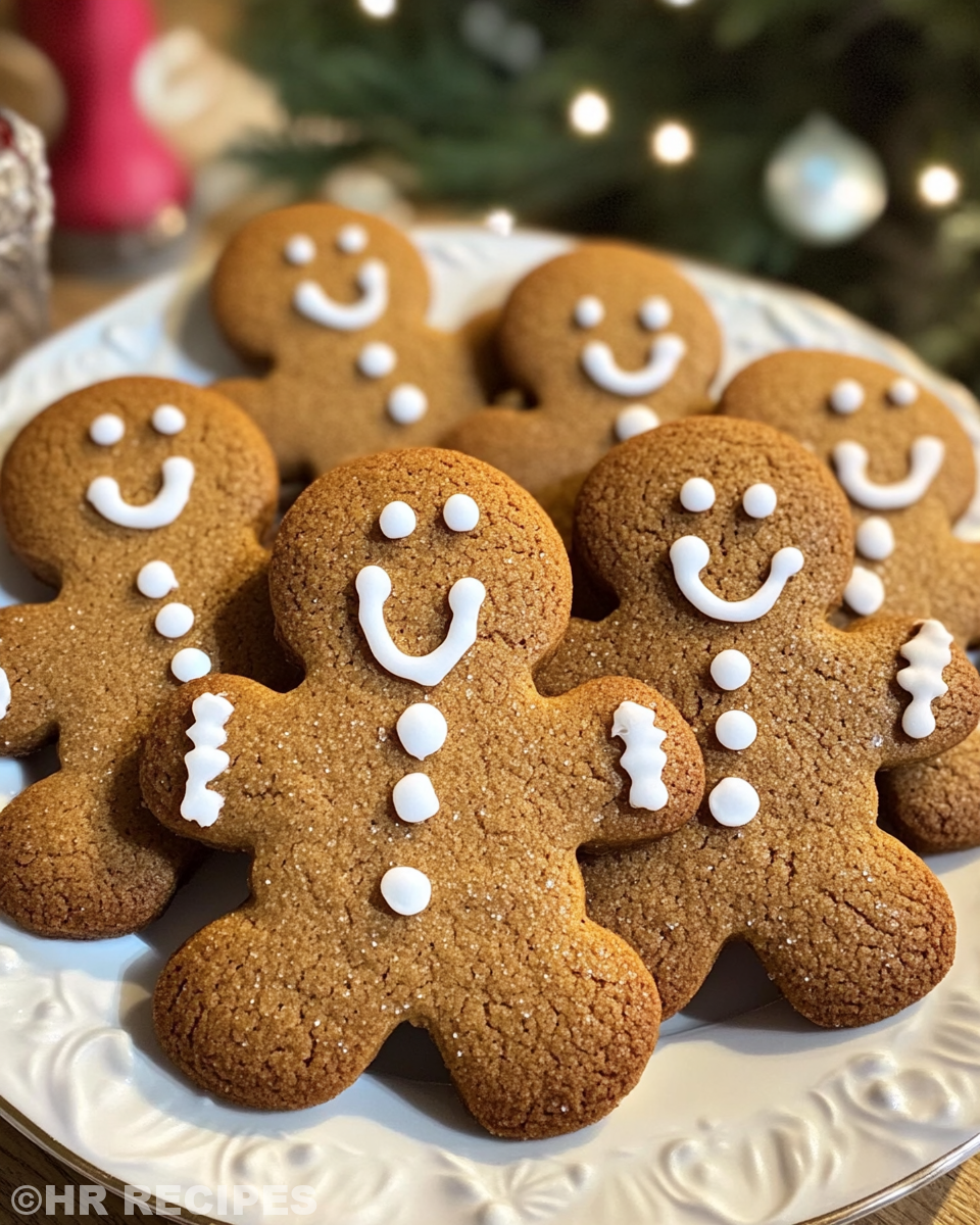 Ingredients for soft and chewy gingerbread men cookies prepared for mixing