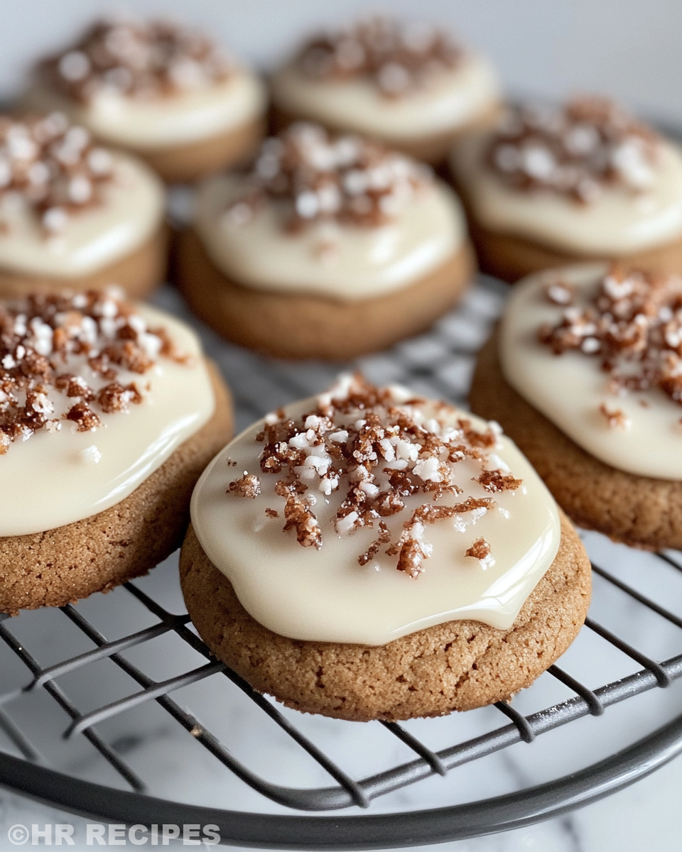 Ingredients arranged for soft gingerbread cookies with maple glaze