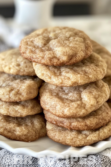 Spiced Apple Cinnamon Snickerdoodle Cookies taken with iphone 15 pro max --iw 2 --ar 4:5 --v 6.1 --raw