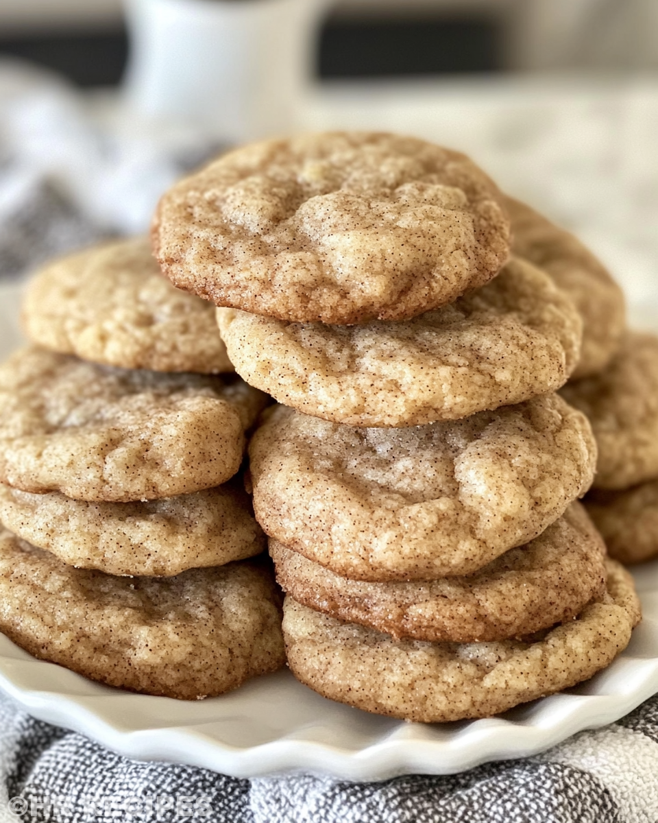 Freshly baked spiced apple cinnamon snickerdoodle cookies in pressure cooker