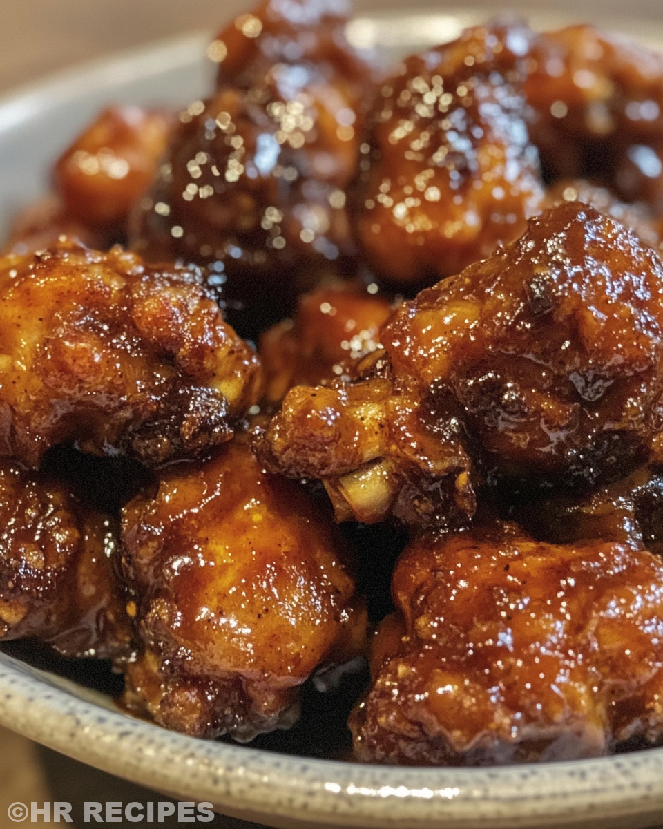Steam rising from Southern sticky chicken cooking in a pressure cooker