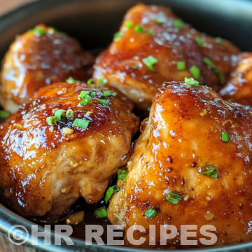 Sticky Slow Cooker Honey Garlic Chicken Thighs taken with iphone 15 pro max --iw 2 --ar 4:5 --v 6.1 --raw