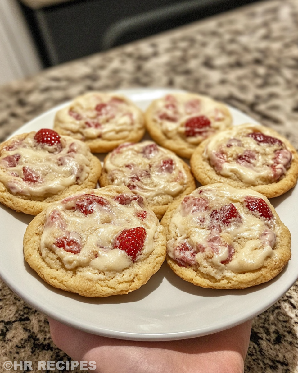 Pressure cooker beginning to heat strawberry cheesecake cookies dough