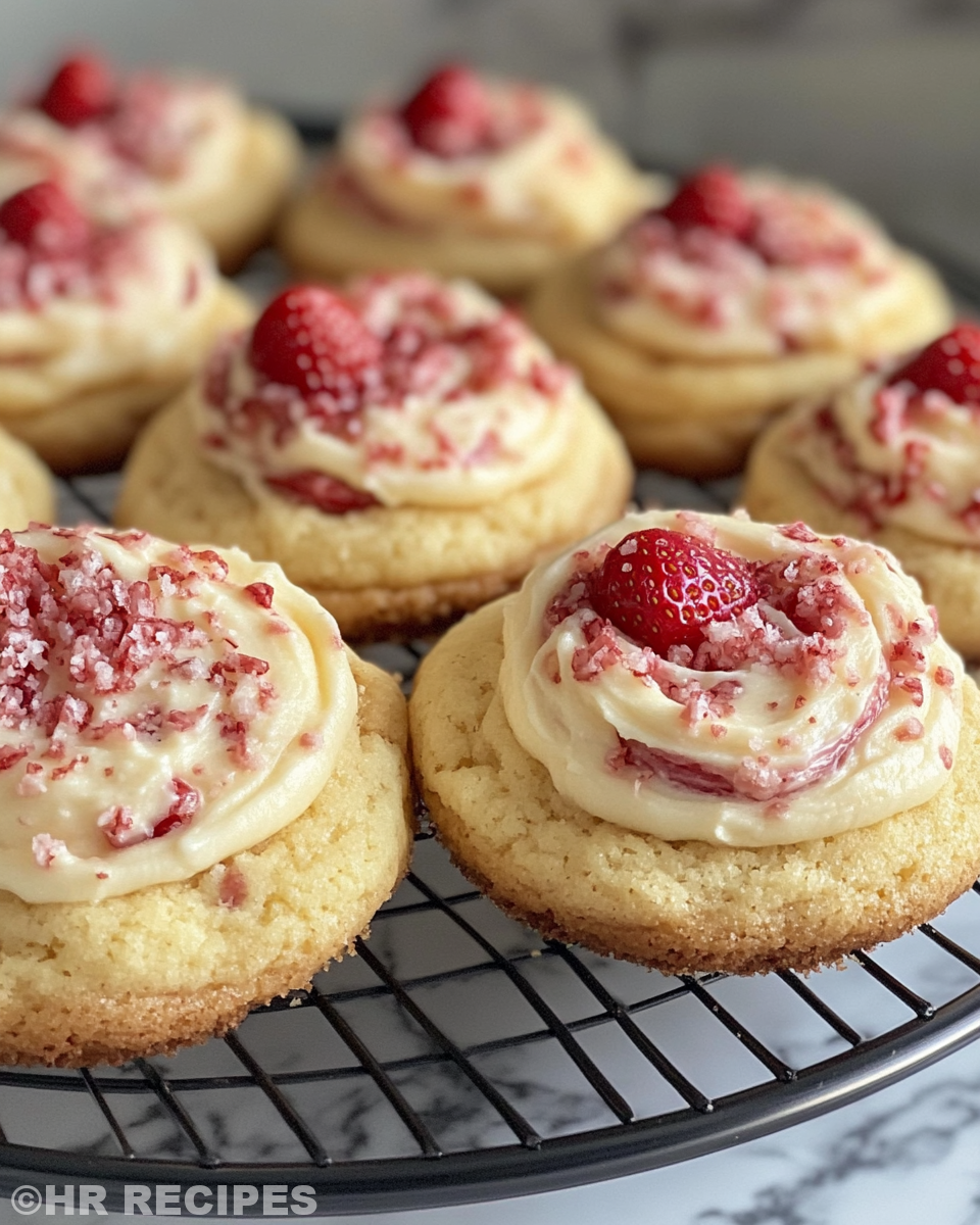 Strawberry cheesecake cookie dough tenderizing in pressure cooker