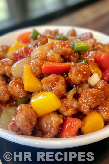 Sweet And Sour Chicken taken with iphone 15 pro max --iw 2 --ar 4:5 --v 6.1 --raw
