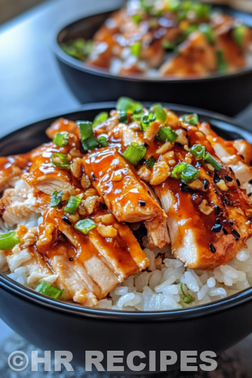 Sweet Chili Chicken Rice Bowls taken with iphone 15 pro max --iw 2 --ar 4:5 --v 6.1 --raw
