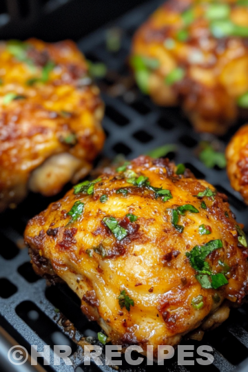 Sweet Chili Chicken Thighs In Air Fryer taken with iphone 15 pro max --iw 2 --ar 4:5 --v 6.1 --raw