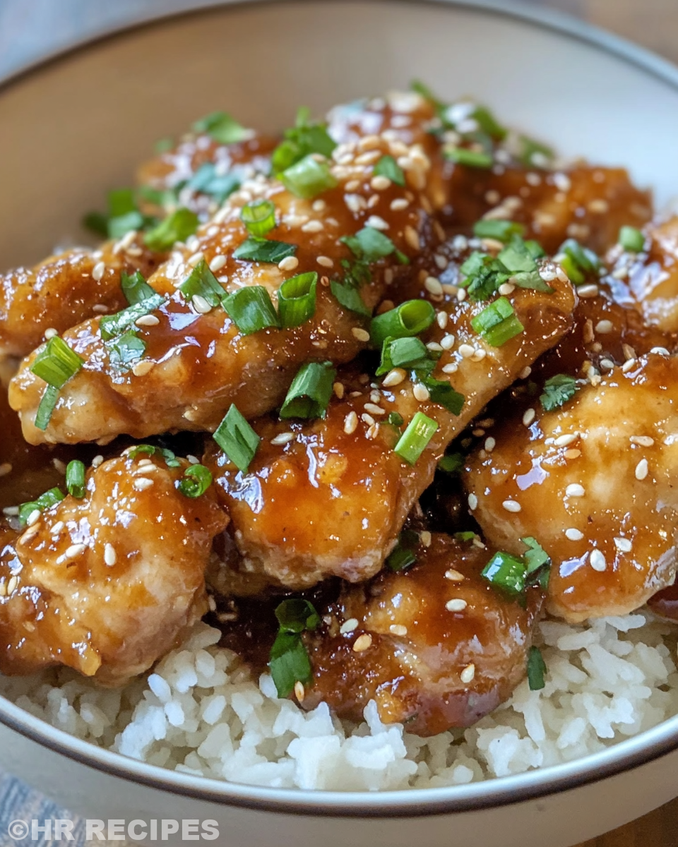 Ingredients and sauces ready for sweet Hawaiian crockpot chicken in slow cooker preparation