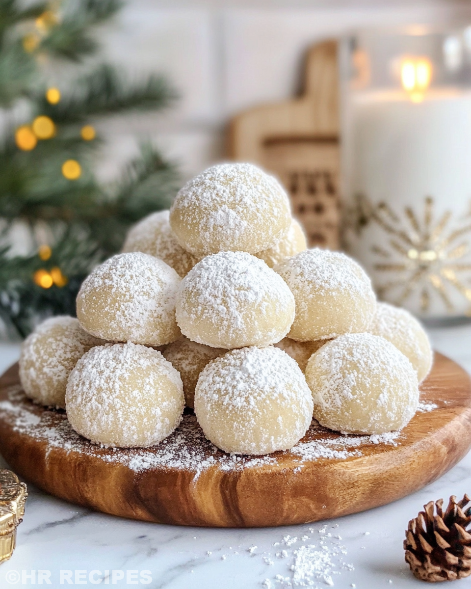 Ingredients for sweetened condensed milk snowball cookies on counter with parchment paper