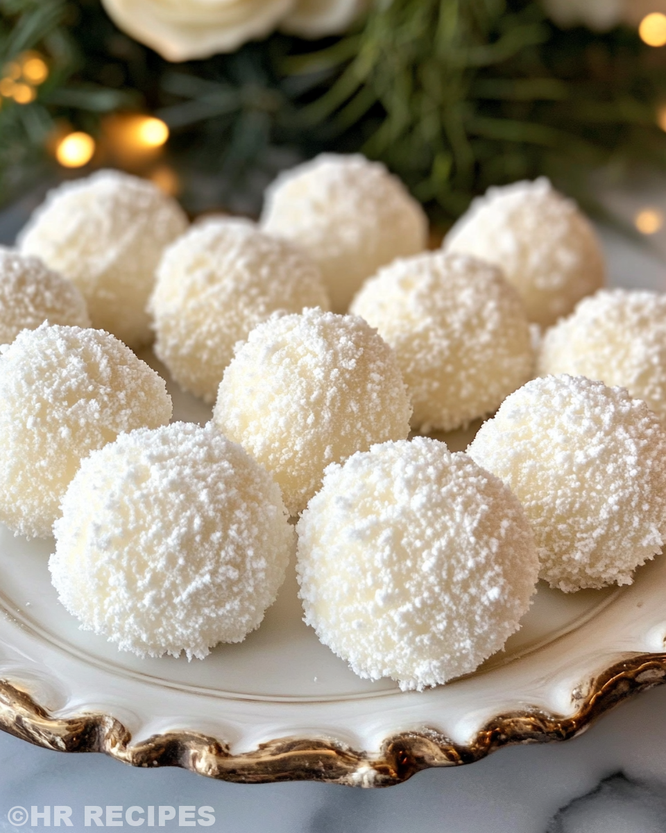 Mixing the sweetened condensed milk snowball cookie dough in a bowl