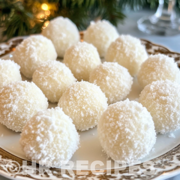 Sweetened Condensed Milk Snowballs taken with iphone 15 pro max --iw 2 --ar 4:5 --v 6.1 --raw