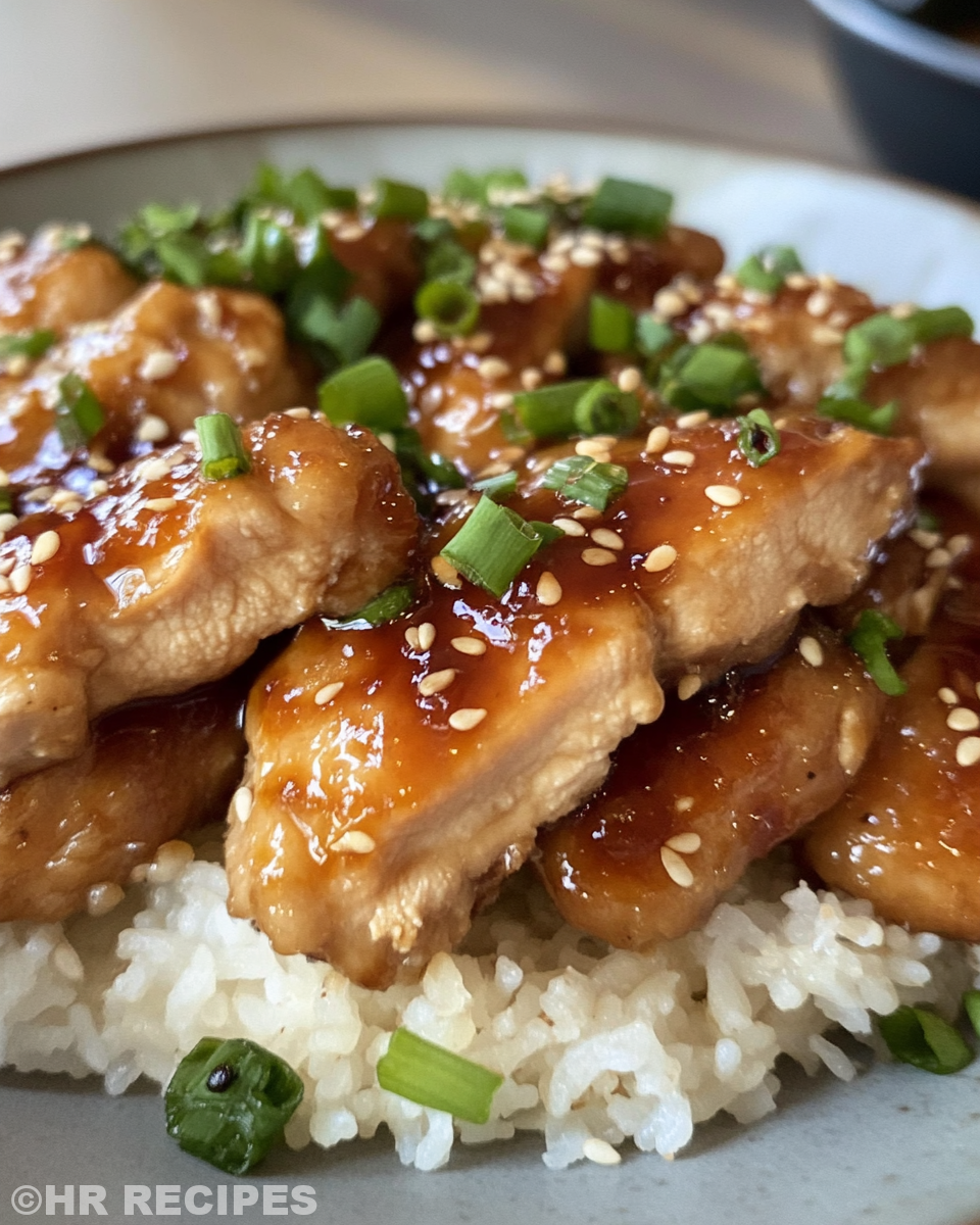 Chicken pieces browning in a wok with garlic and ginger