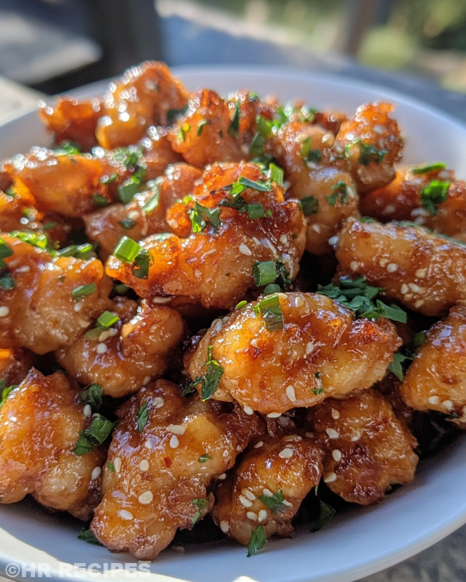 Golden crispy Thai chicken bites cooking
