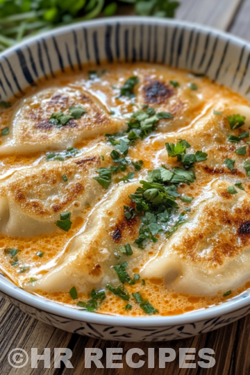 Thai Potsticker Coconut Broth taken with iphone 15 pro max --iw 2 --ar 4:5 --v 6.1 --raw