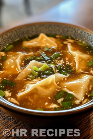 Thai Potsticker Soup taken with iphone 15 pro max --iw 2 --ar 4:5 --v 6.1 --raw