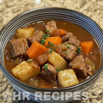 The Crockpot Beef Stew taken with iphone 15 pro max --iw 2 --ar 4:5 --v 6.1 --raw