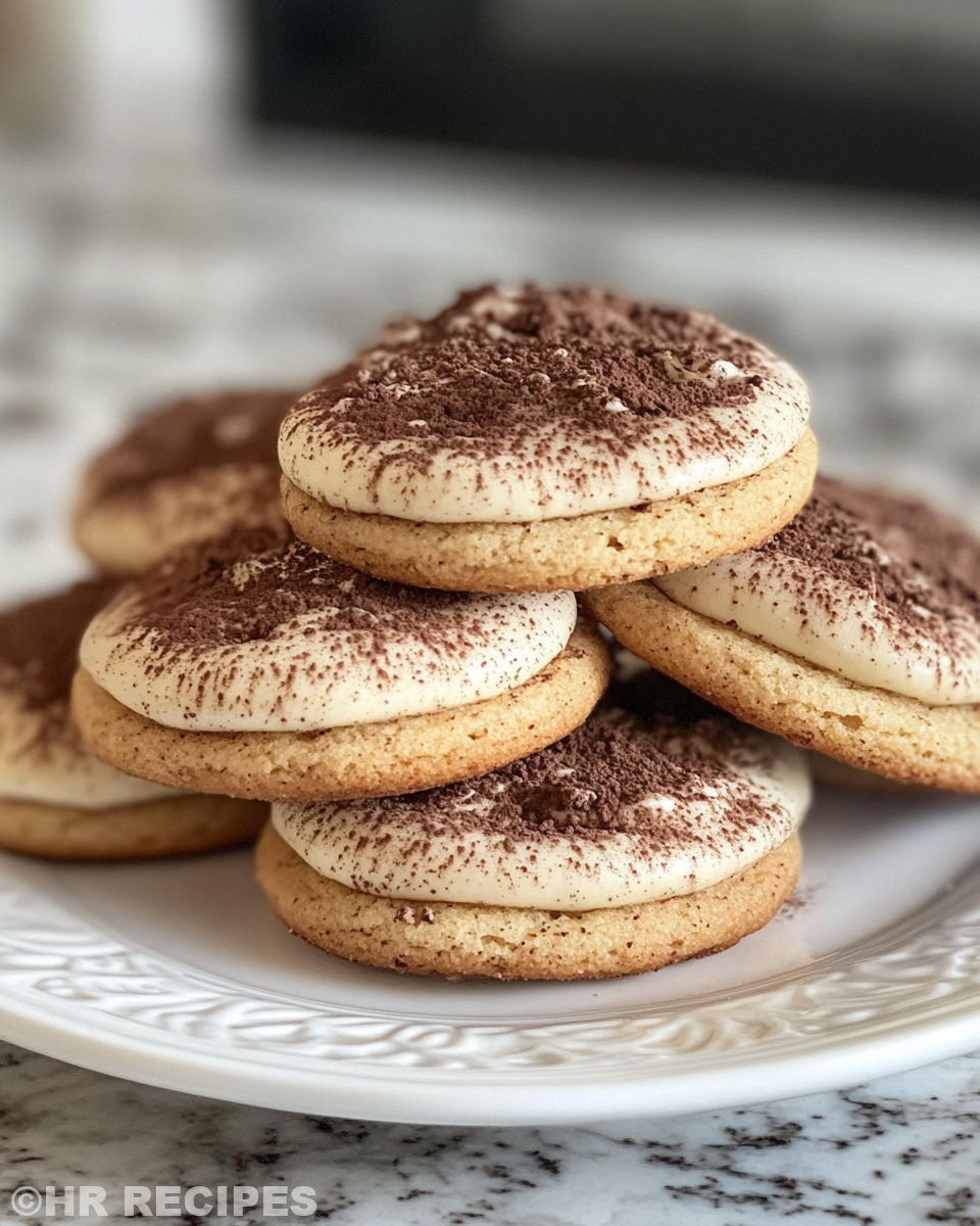 Tiramisu cookies fresh out of pressure cooker with soft texture