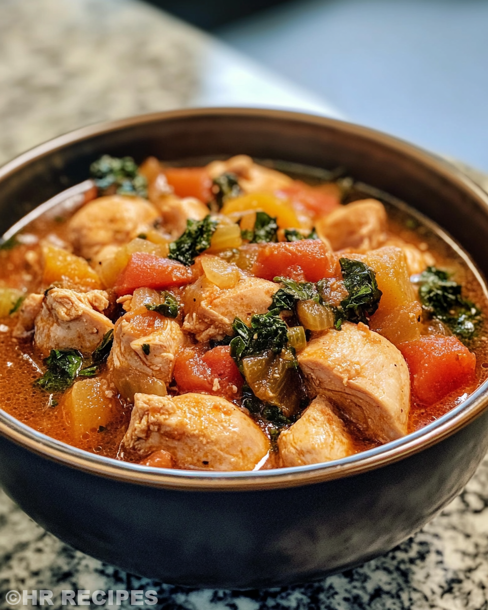 Ingredients for Tuscan chicken stew with chicken thighs, potatoes and herbs